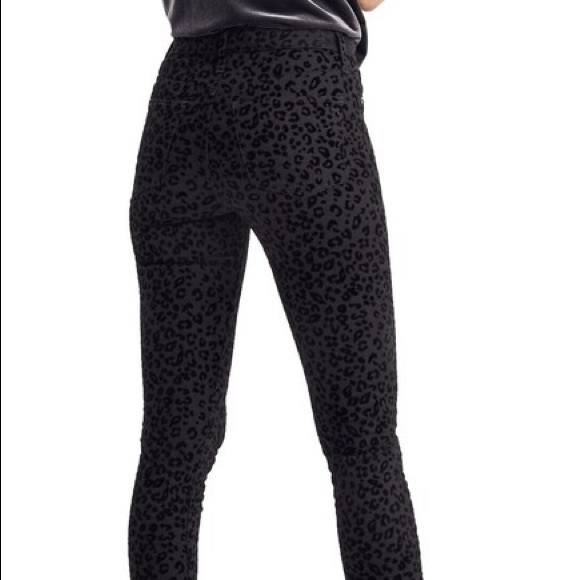 Madewell Mid-rise Leopard Print Skinny Jean - Picture 3 of 4